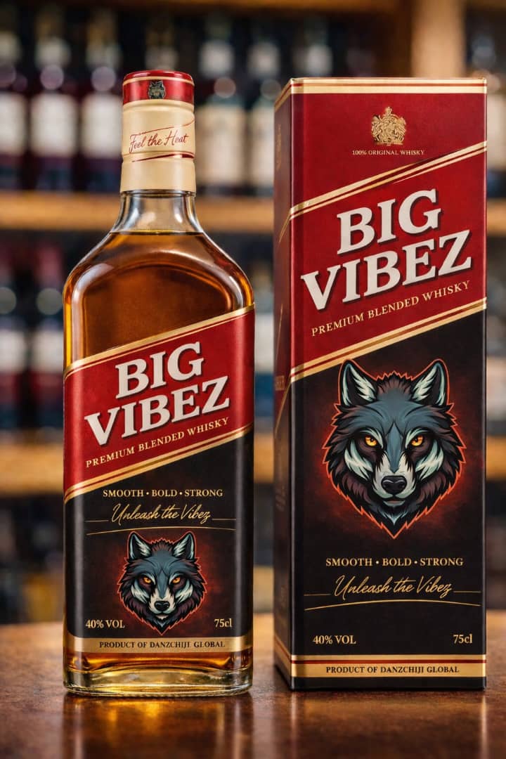 BIG VIBEZ PREMIUM BLENDED WHISKY 700ml