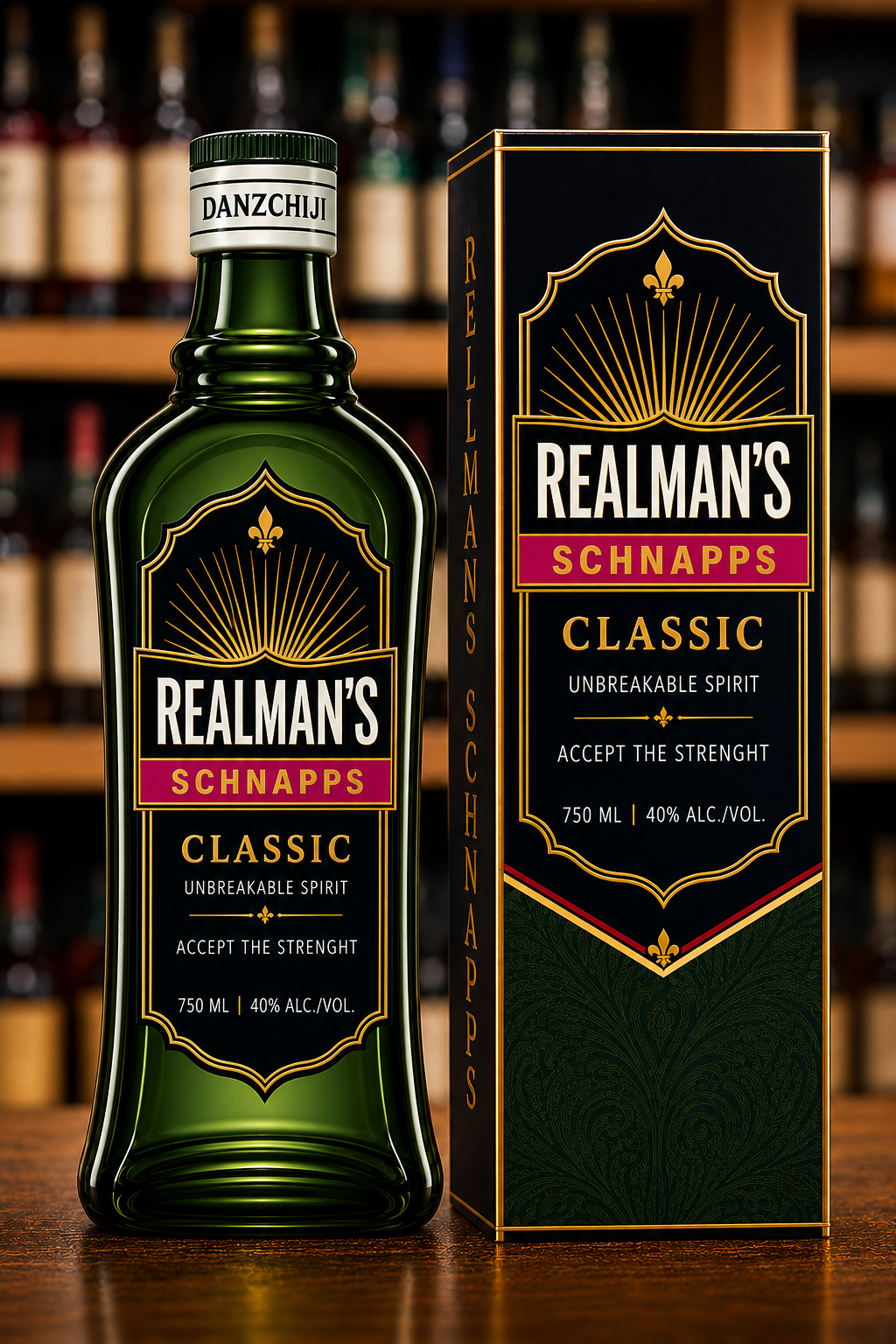 REALMAN'S SCHNAPPS CLASSIC –SCHNAPPS SPIRIT (750ML)